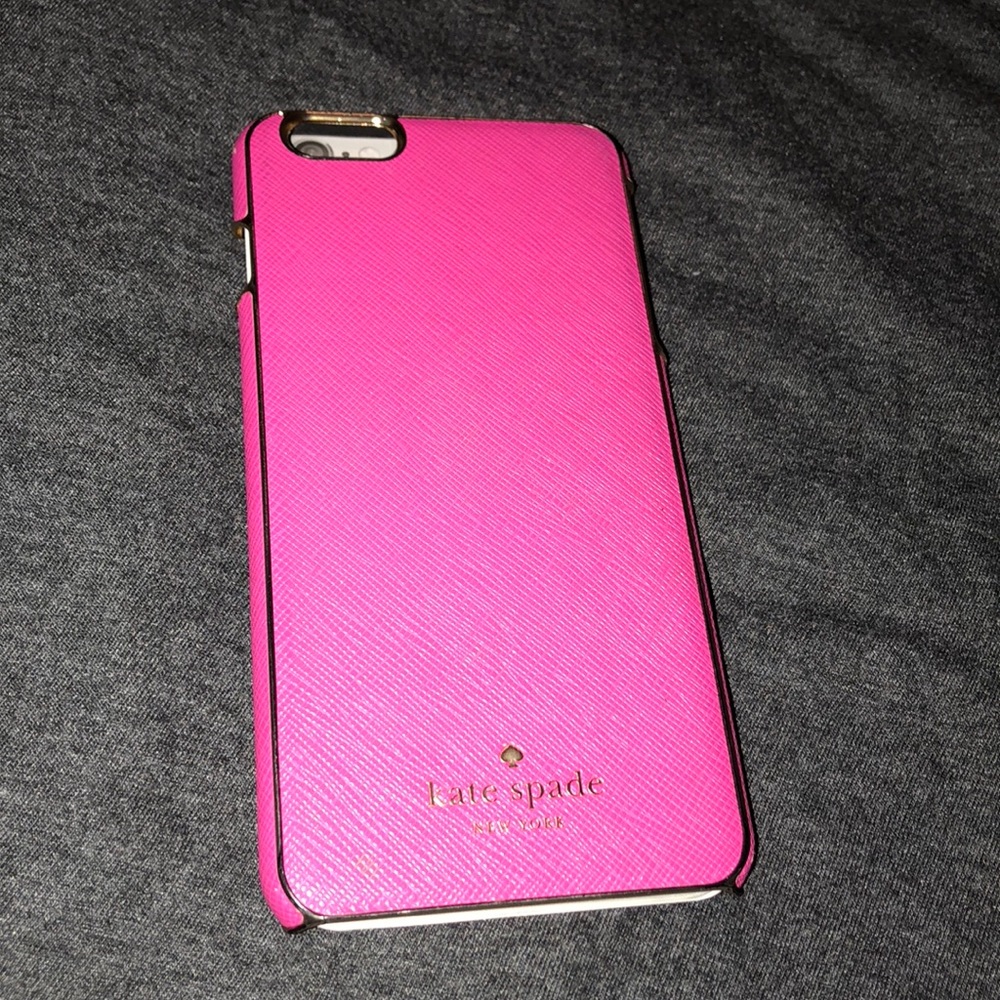 Hot pink Kate Spade iPhone 6plus case